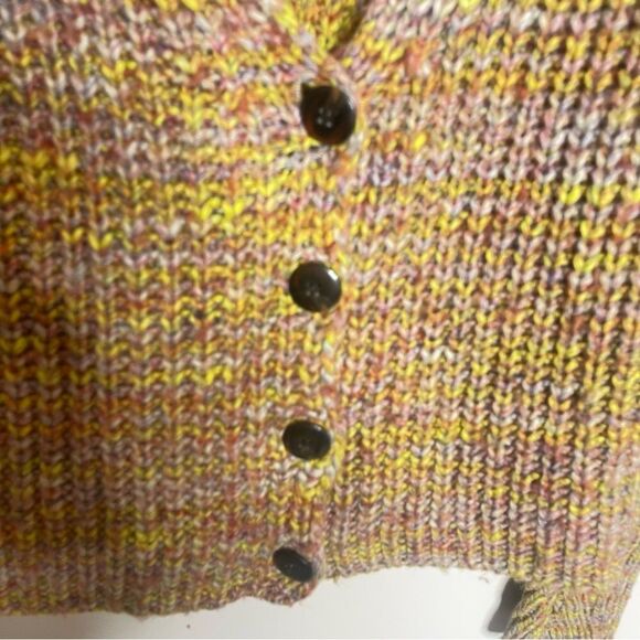 BA&SH HAILI MARLED CARDIGAN - YELLOW COMBO - Picture 13 of 16